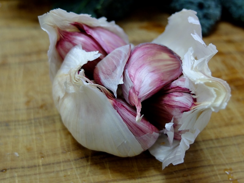 Two cloves of garlic