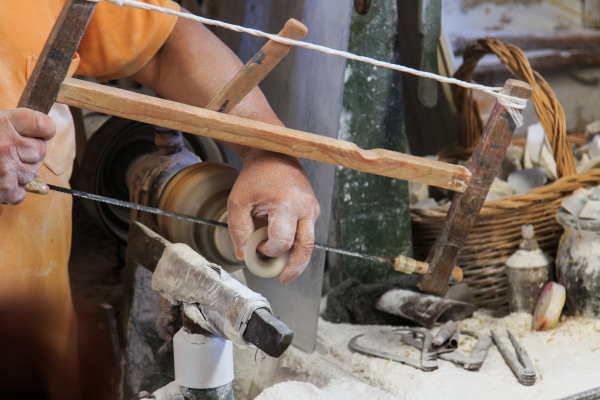 Italy, Tuscany, Volterra, alabaster handwork