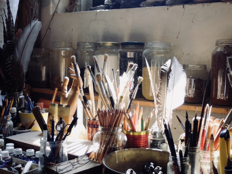 Carlo Romiti's drawing board