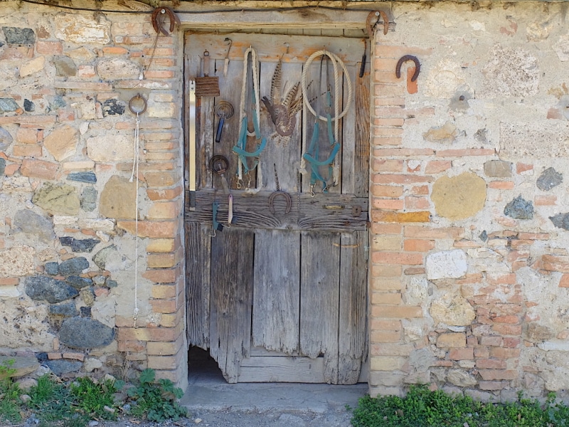 Carlo Romiti's studio entrance