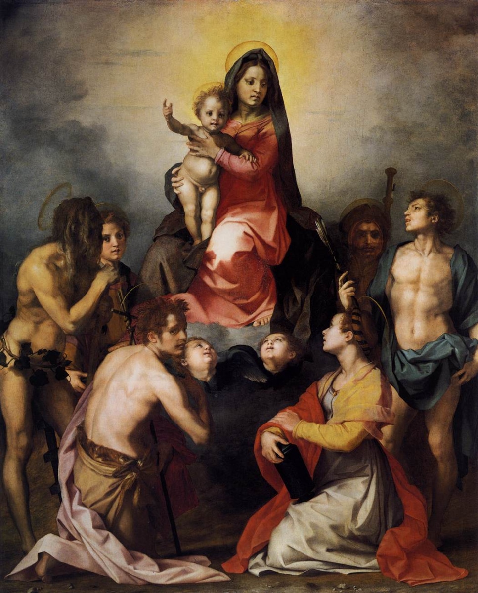 Andrea_del_Sarto_Vergine con Bambino e Santi